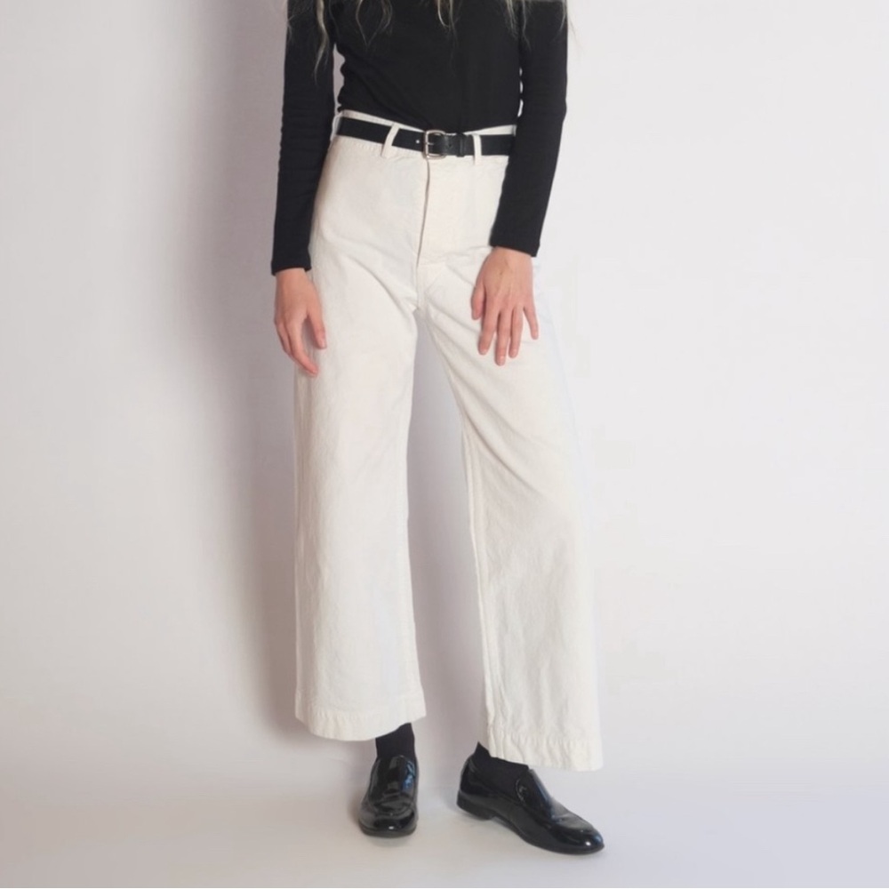 Jesse Kamm Sailor Pants Salt White size 6